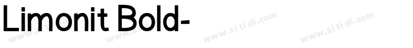 Limonit Bold字体转换